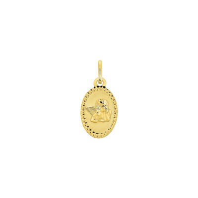 Médaille ange en or jaune