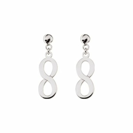 Boucles d'oreilles en or blanc