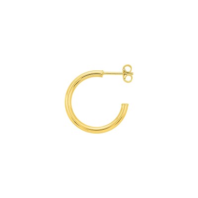 Boucles d'oreilles demi créoles en or jaune