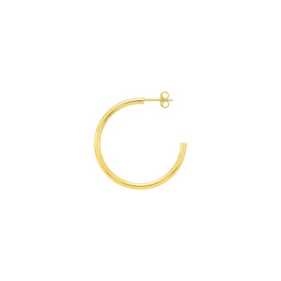 Boucles d'oreilles demi créoles en or jaune