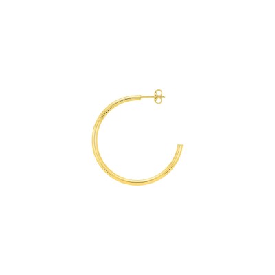 Boucles d'oreilles demi créoles en or jaune