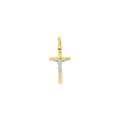 Pendentif en or jaune et or blanc