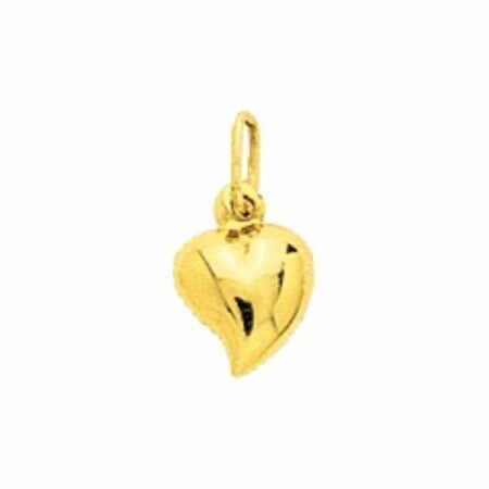 Pendentif coeur en or jaune