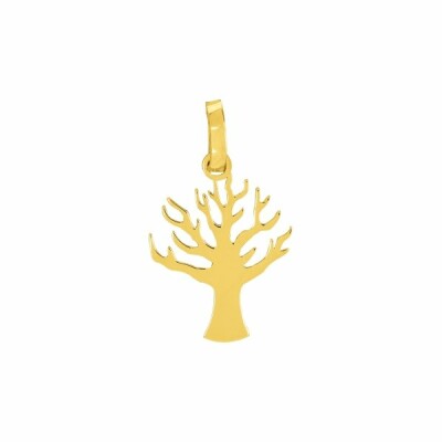 Pendentif arbre en or jaune