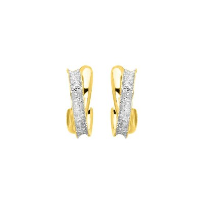 Boucles d'oreilles créoles en or jaune