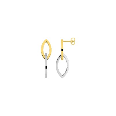 Clous d'oreilles en or jaune