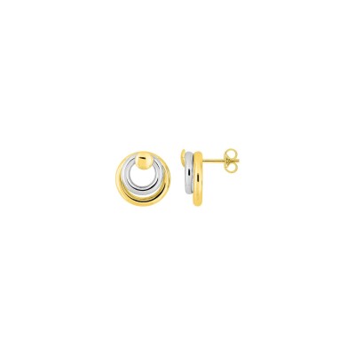 Clous d'oreilles en or jaune