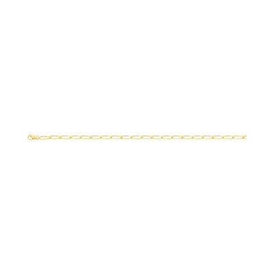 Chaîne maille cheval 3mm en or jaune