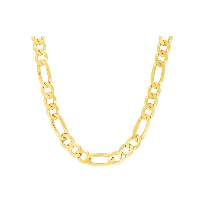 Chaîne alternée 1+3 en or jaune, 21cm