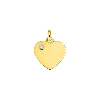 Pendentif en or jaune et or blanc