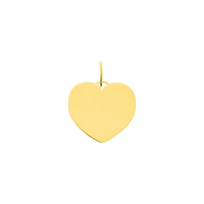 Pendentif cœur en or jaune
