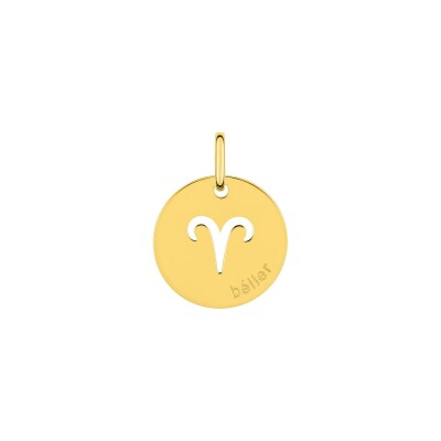 Médaille zodiaque Bélier en or jaune