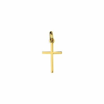 Pendentif croix en or jaune