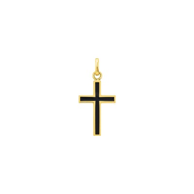 Pendentif croix en or jaune
