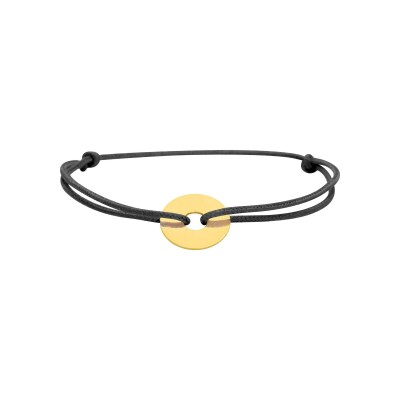 Bracelet corde.nr motif en or jaune