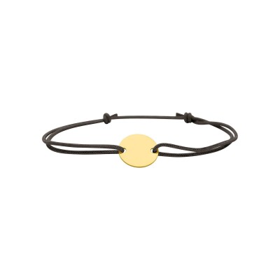 Bracelet corde.nr motif en or jaune