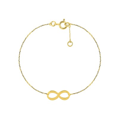 Bracelet infini en or jaune