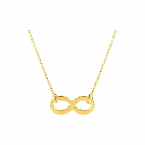 Collier infini en or jaune