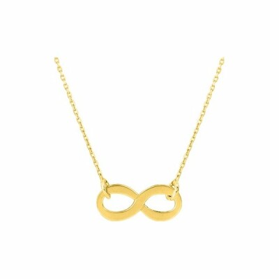 Collier infini en or jaune, 42cm