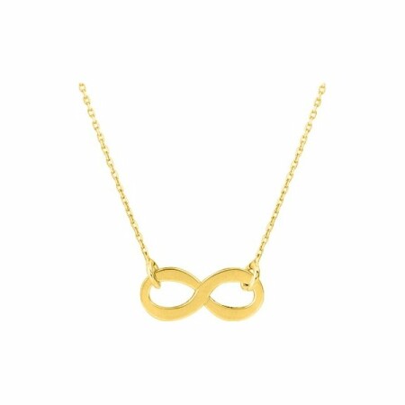 Collier infini en or jaune