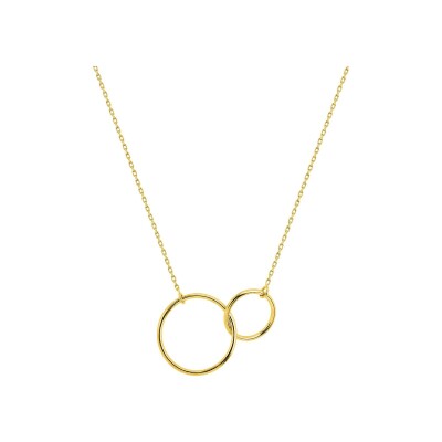 Collier fantaisie en or jaune