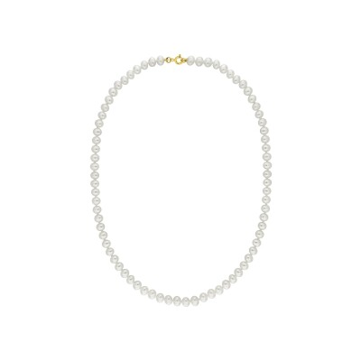 Collier en or jaune et perle de culture