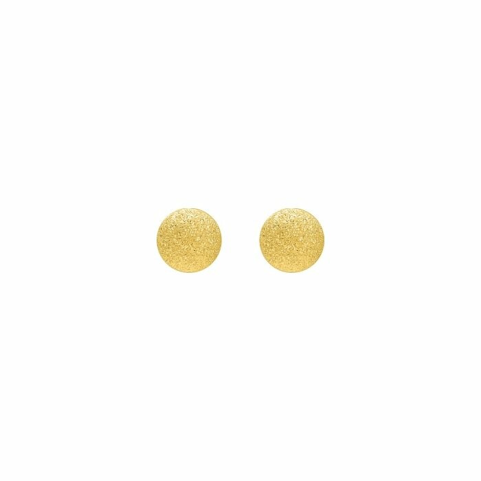 Boucles d'oreilles clous en or jaune, 5mm
