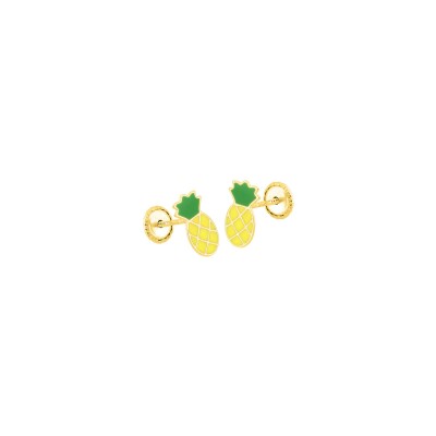 Boucles d'oreilles en or jaune