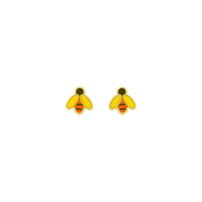 Puces d'oreilles en or jaune