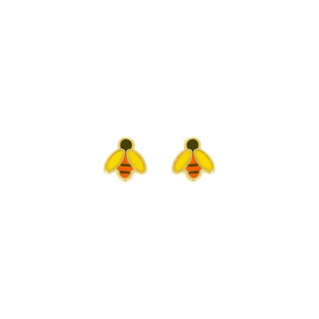 Puces d'oreilles en or jaune