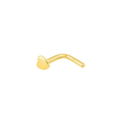 Piercing de nez en or jaune