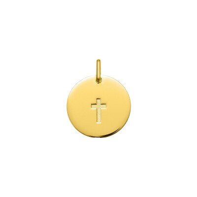 Pendentif Croix en or jaune
