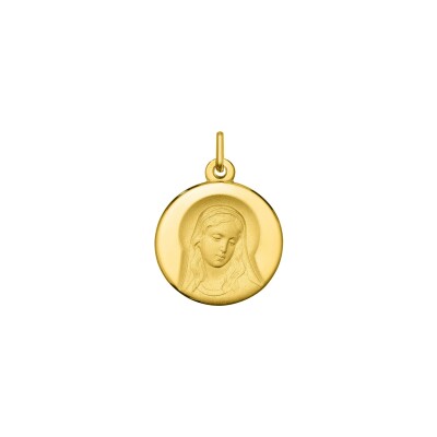 Médaille Vierge en or jaune