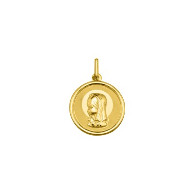 Médaille Vierge en or jaune
