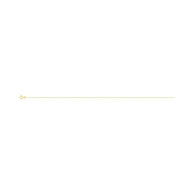 Chaîne maille forçat miroir en or jaune