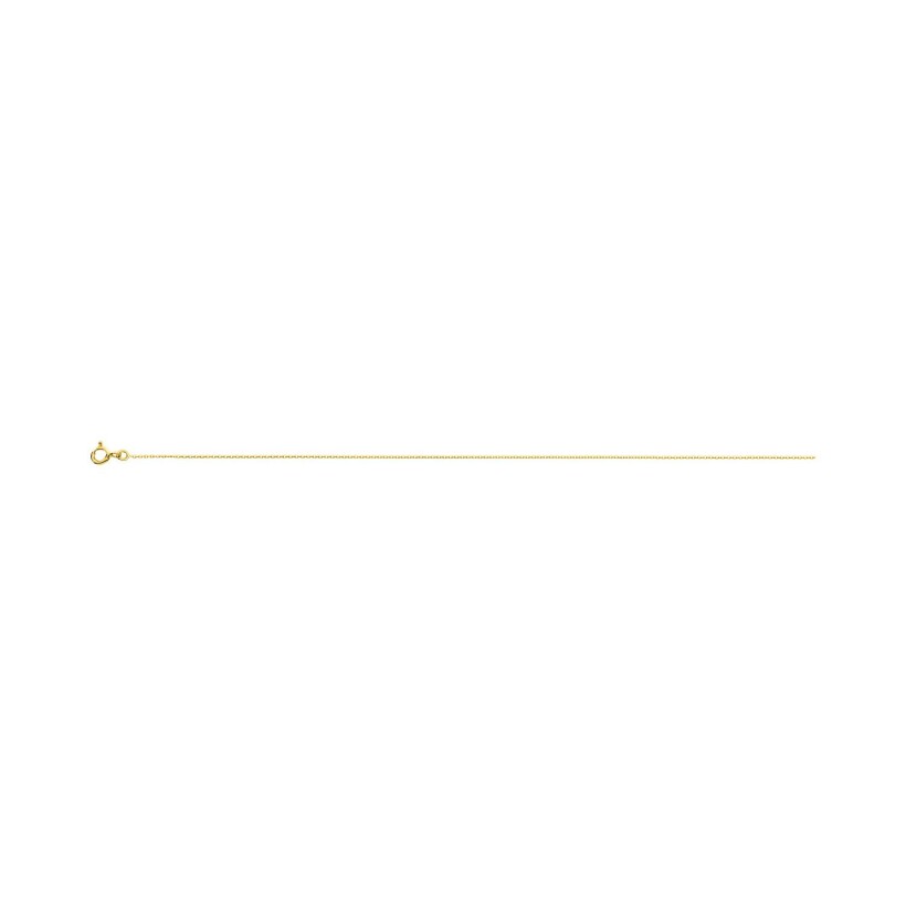 Chaîne forçat en or jaune, 40cm