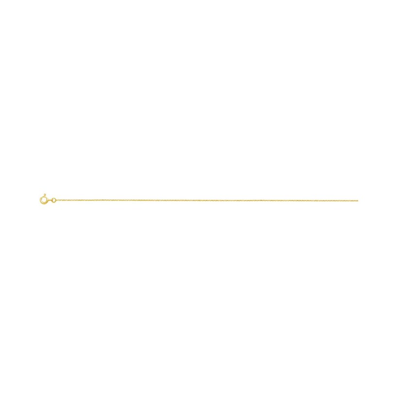 Chaîne forçat en or jaune, 42cm