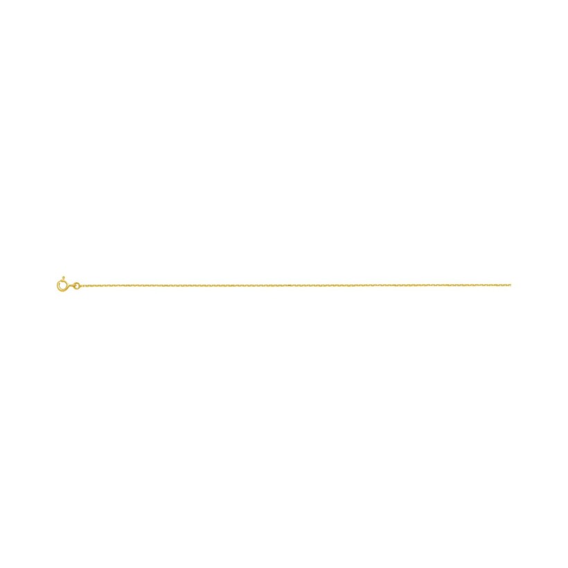Chaîne forçat en or jaune, 42cm