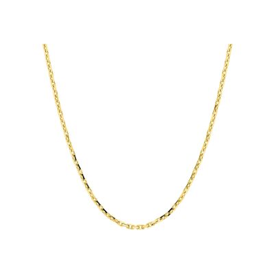 Chaîne maille forçat en or jaune