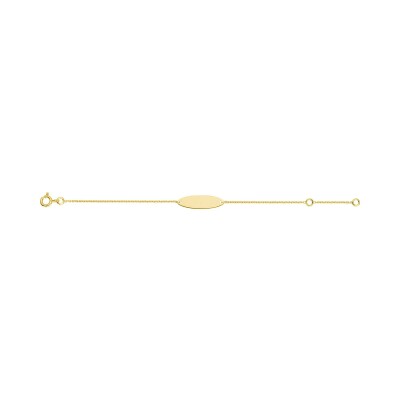 Gourmette bébé en or jaune