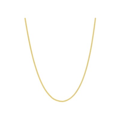 Chaîne maille gourmette en or jaune