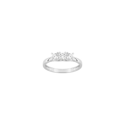 Bague en or blanc et diamant 0.60ct