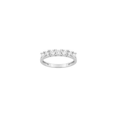 Alliance en or blanc et diamant 0.70ct