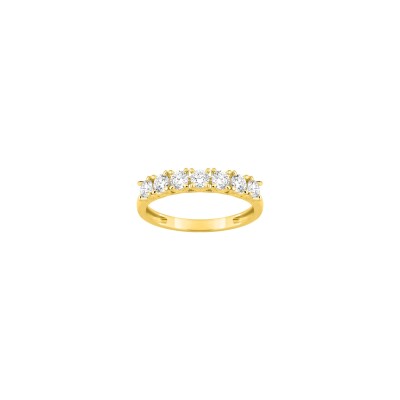 Alliance en or jaune et diamant 0.70ct