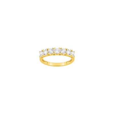 Alliance en or jaune et diamant 1.05ct