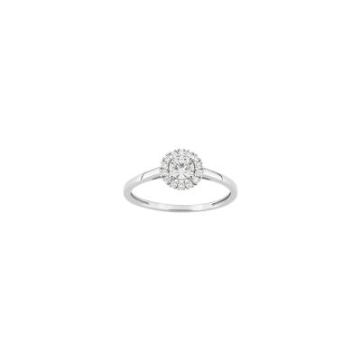 Bague en or blanc et diamant 0.35ct