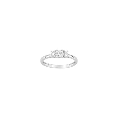 Bague en or blanc et diamant 0.35ct