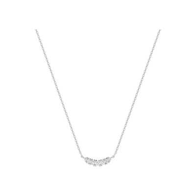 Collier en or blanc et diamants de 0.17ct