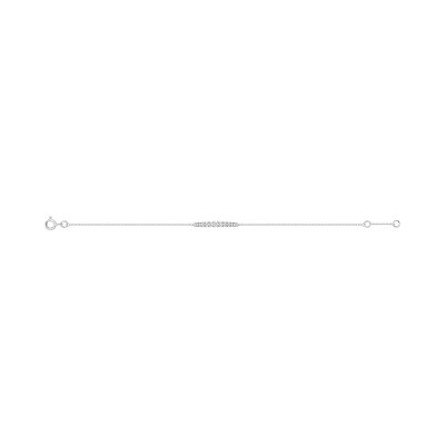 Bracelet Jonc en or blanc et diamant 0.33ct 