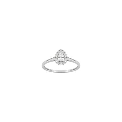 Bague en or blanc et diamant 0.29ct